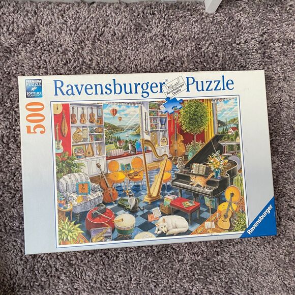 RAVENSBURGER The Music Room 500 Pieces Jigsaw Puzzle - Picture 1 of 1